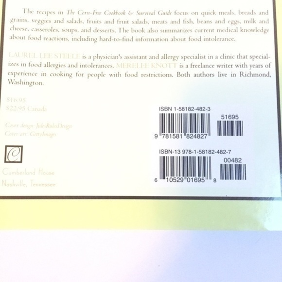3 For $13! Corn Free Cookbook & Survival Guide Book For the Corn Intolerant - Picture 11 of 12